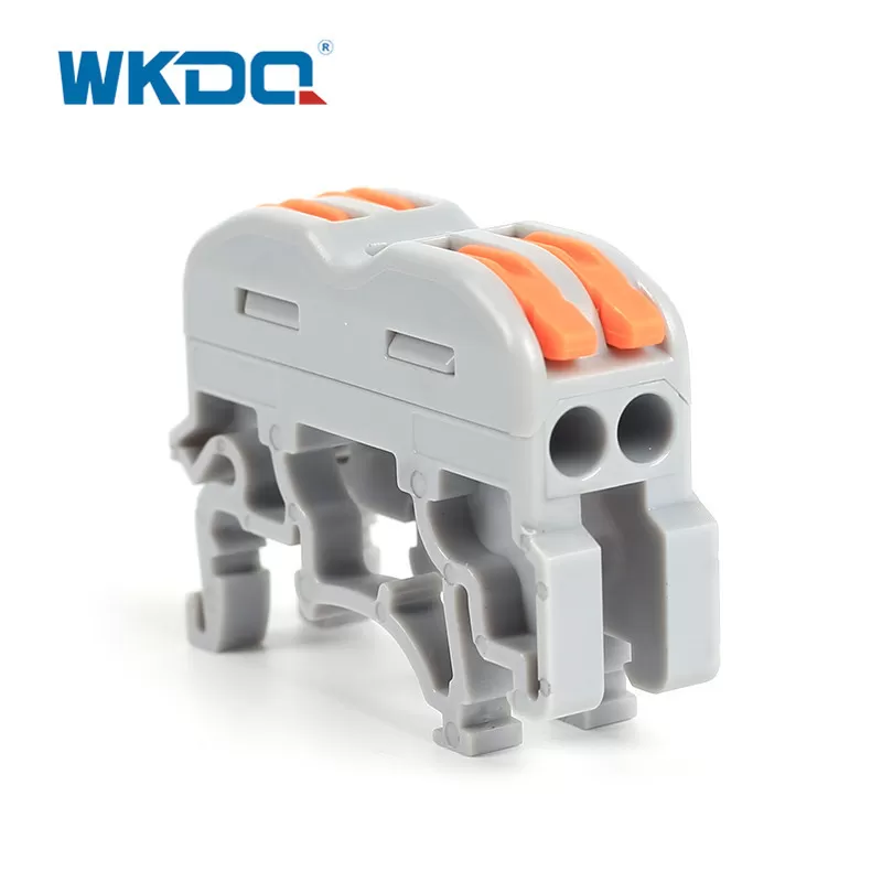 Khối đầu cuối đường ray Din Rail 2 chân nhỏ gọn