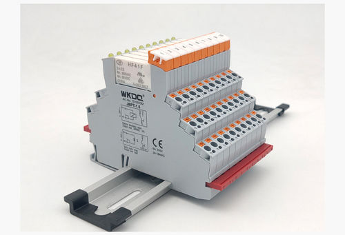 Mô-đun Rơ-le khối đầu cuối cho giao diện PLC Kết nối đẩy gắn trên thanh ray DIN