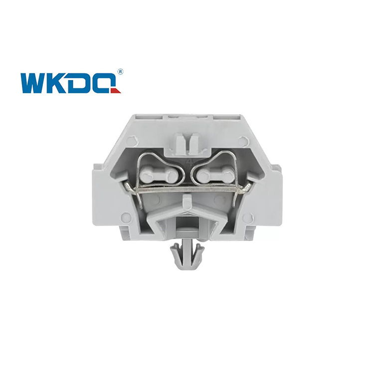 260-301B Đầu nối khối đầu cuối loại lò xo Snap In Mount Không vít 2 dây dẫn Tiết kiệm thời gian Chất lượng cao Màu xám