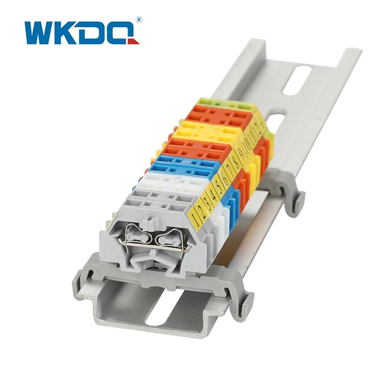 261-301B Dải lò xo Kẹp đầu nối khối đầu nối Đường ray nhỏ với giá đỡ chất lượng cao tiêu chuẩn