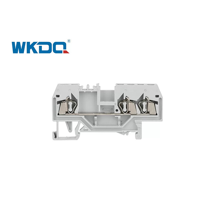 280-681 Khối đầu cuối loại lò xo 24A Kim loại trục vít bằng đồng thau hiện tại được xếp hạng dễ dàng chèn