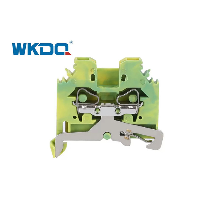 281-107 Đầu nối khối đầu cuối loại lò xo điện đa năng 4mm Màu xanh lá cây chống rung tiêu chuẩn