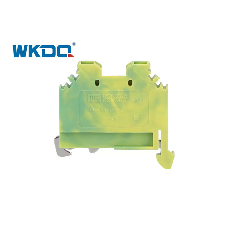 281-107 Đầu nối khối đầu cuối loại lò xo điện đa năng 4mm Màu xanh lá cây chống rung tiêu chuẩn