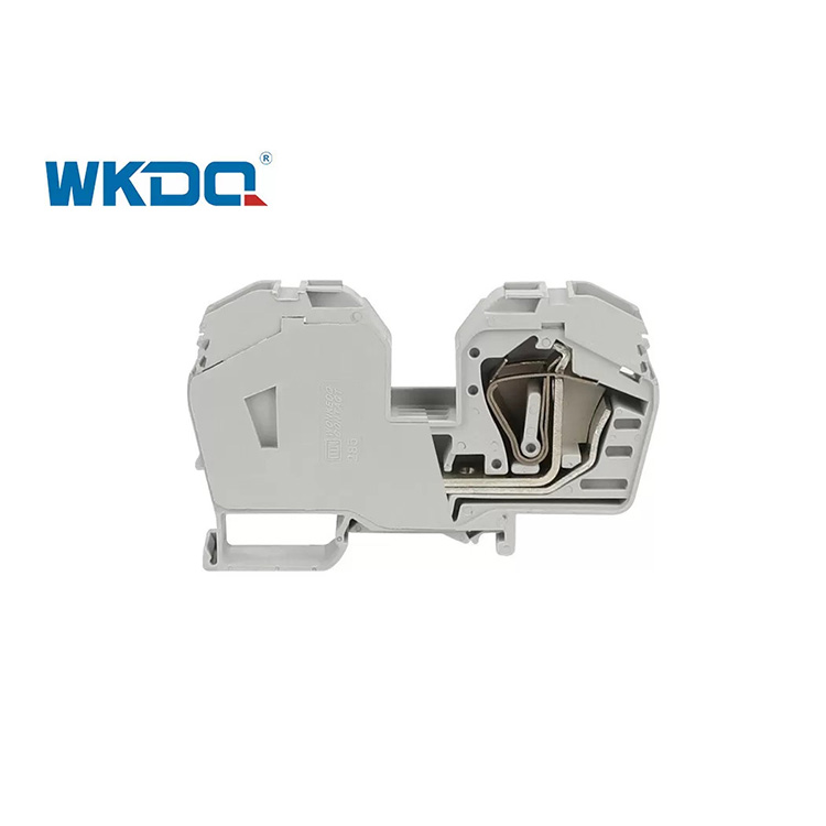 285-635 Đồng đỏ Hai đầu kẹp lò xo dây dẫn Lắp đặt khối đầu cuối và đánh dấu trung tâm