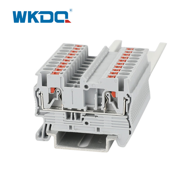 Đầu nối khối đầu cuối gắn trên thanh ray 800V 31A Din