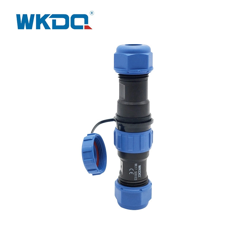 Dây đa cực hình tròn Đầu nối không thấm nước Chủ đề Hàn Wk17 Ổ cắm cắm chân cắm