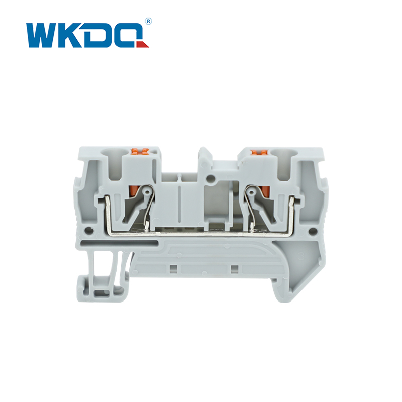 DIN Rail 4m2 đẩy lò xo trong khối thiết bị đầu cuối