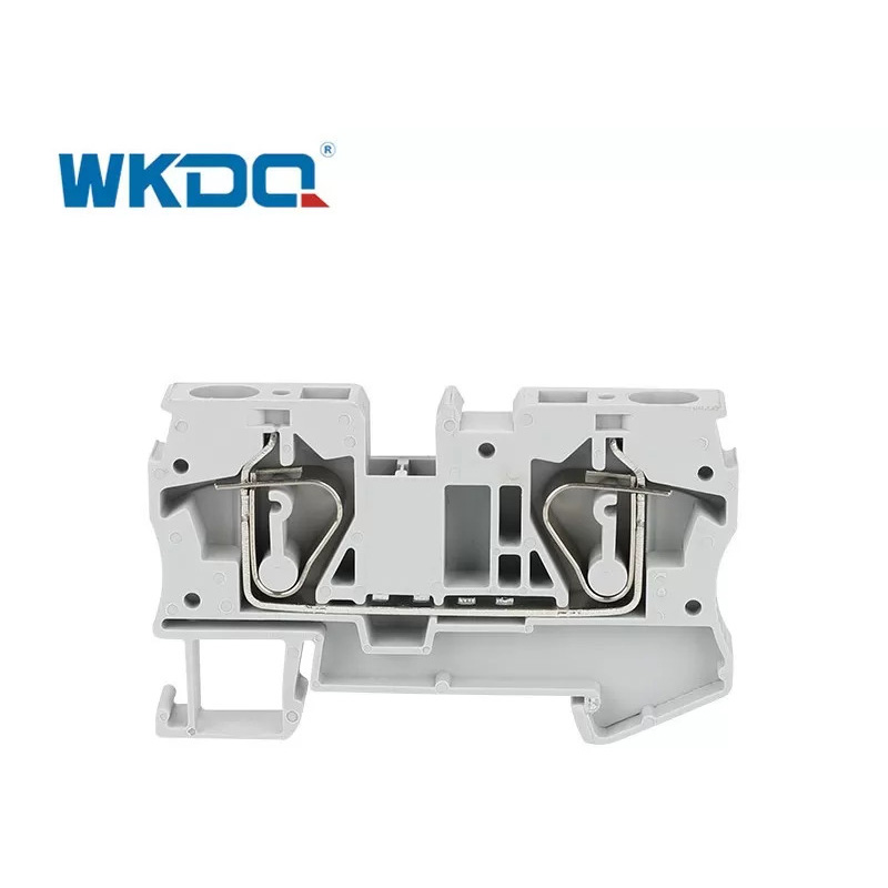 Din Rail IEC 800V 57A JST 6 Khối đầu cuối lồng lò xo