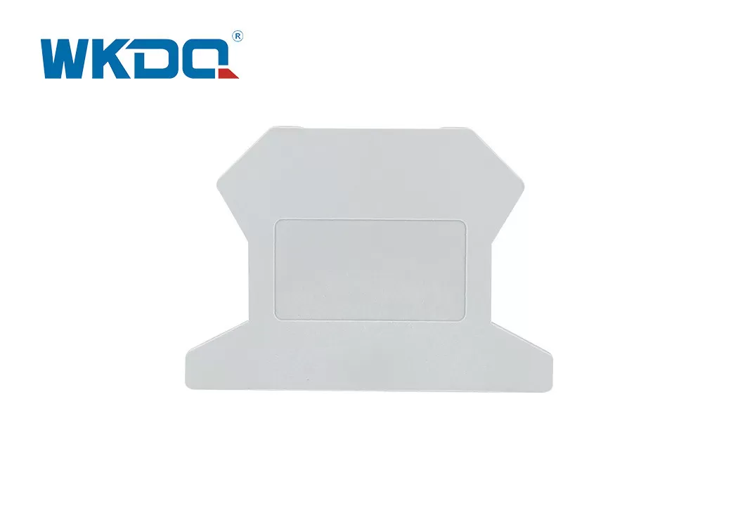 Nắp cuối khối đầu cuối trục vít Din Rail