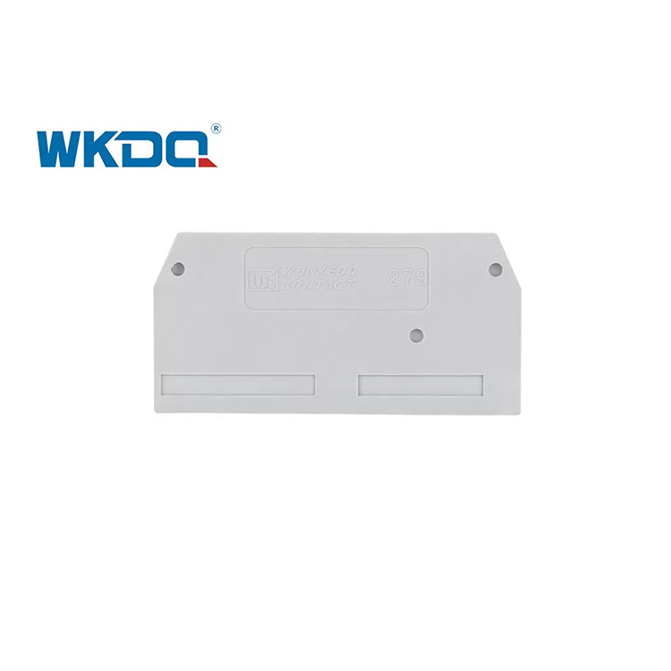 Din Rail Lò xo lồng Universal Terminal Block Connector End Covers Tấm nylon PA66 chất lượng cao