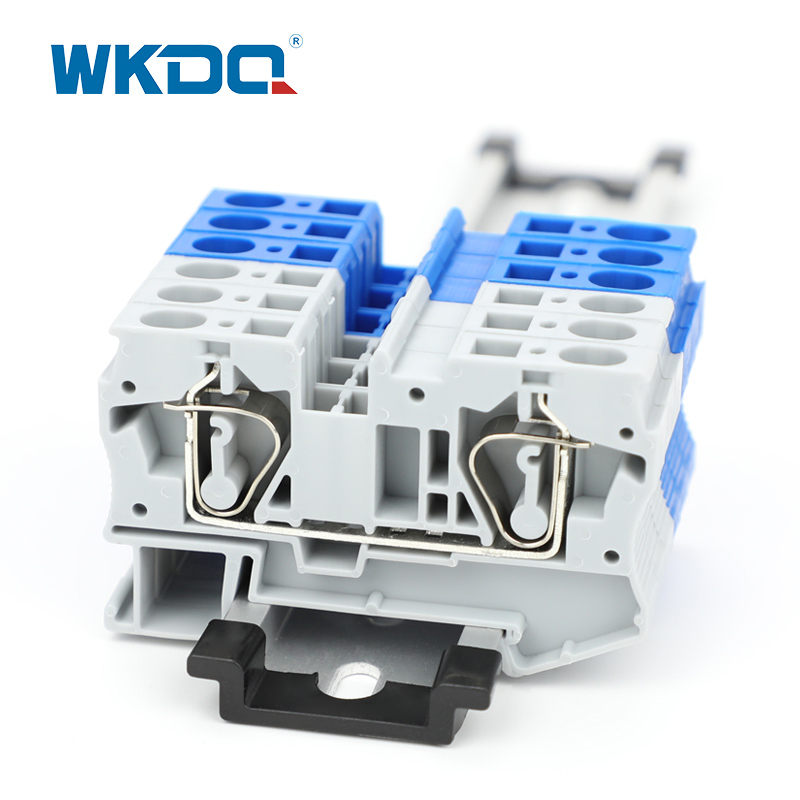 Khối nhà ga lò xo DIN Rail