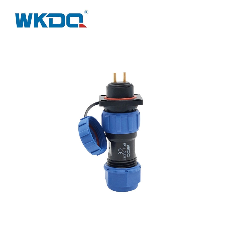 Đầu nối cáp nối có ren chống nước IP68 Sê-ri Wk17 Square Pin Sp17