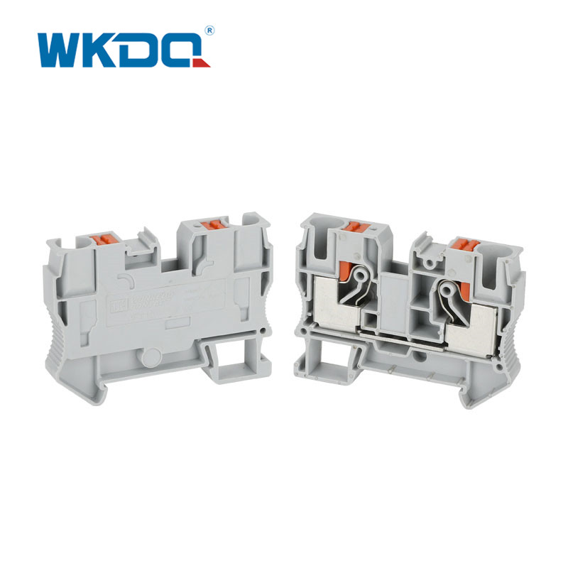 Khối đầu cuối JPT 10 đẩy vào kết nối Din Rail gắn 10 mm
