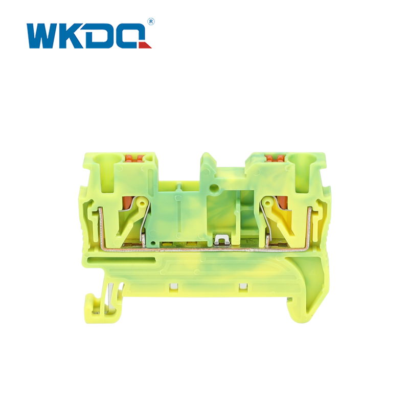 JPT 4-PE Đẩy vào khối đầu cuối Nối đất Mặt trước bảo vệ Tiêu chuẩn IEC 60947-7-1