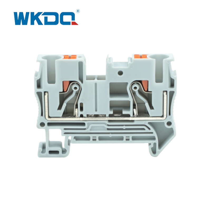 JPT 6 Đầu nối khối đầu cuối không dễ cháy Hiệu suất cao Hoạt động dễ dàng Màu xám nylon PA66