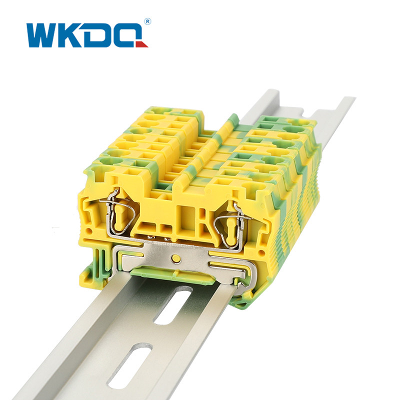 Đầu nối khối đầu cuối lò xo JST 4-PE Màu xanh lá cây Mặt cắt ngang 800V 41A 4mm