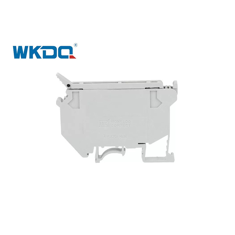 Đầu nối khối đầu cuối trục vít JUK 5-HESI Loại đường ray Uk Series Màu xám và đen