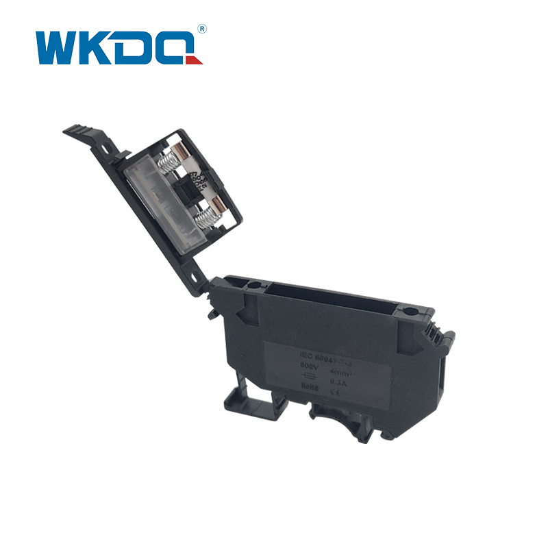 Đầu nối khối đầu cuối trục vít JUK 5-HESI Loại đường ray dòng Uk Màu xám và đen