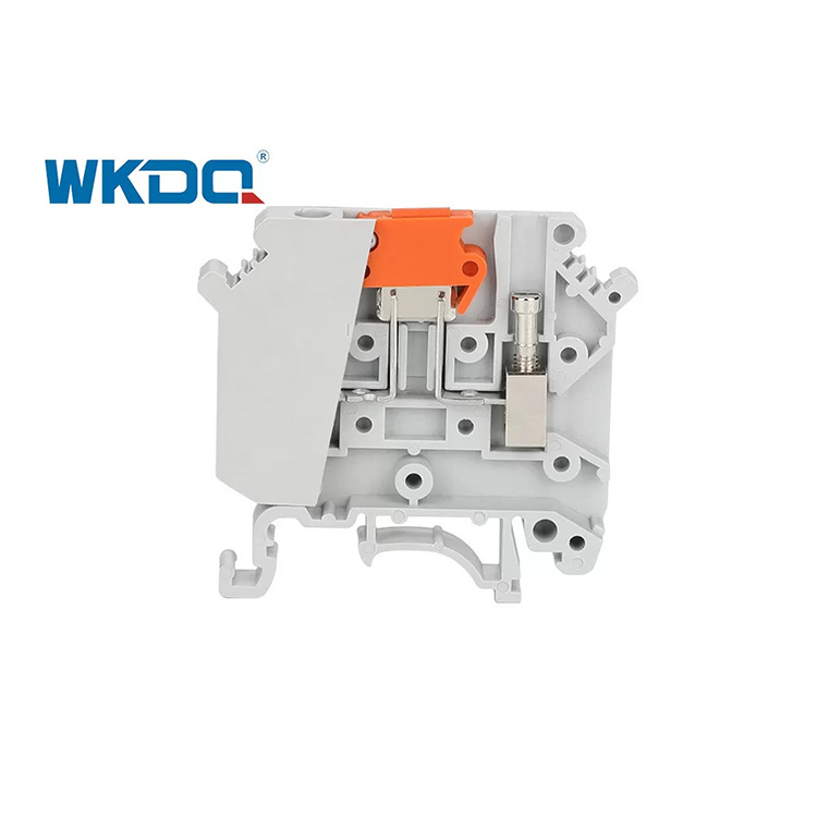 JUK 5-MTK Đường ray P_P Kẹp vít Khối đầu cuối Dao Ngắt kết nối Điện áp thấp 800V_16A với cấu trúc mỏng