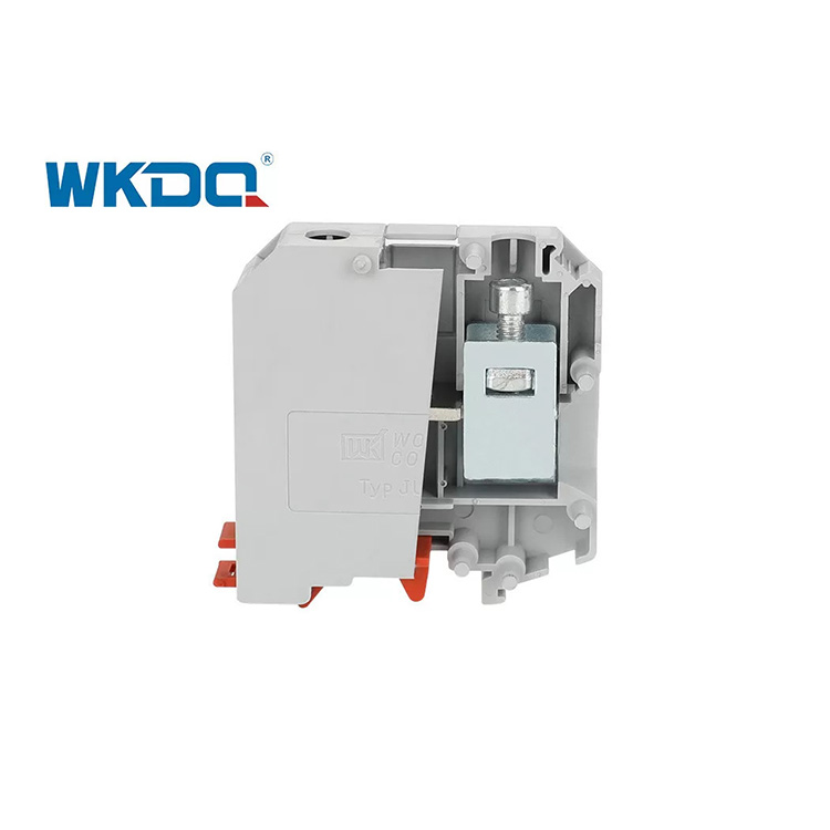 JUKH 50 Rào cản hiện tại cao Khối đầu cuối đường ray Din Rail Khối đầu cuối loại vít Mặt cắt ngang 240mm
