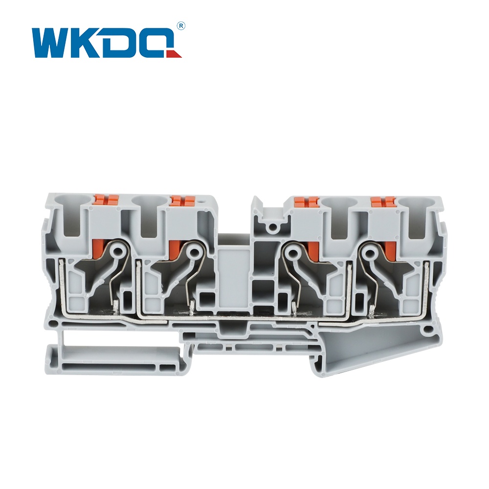 PT10-QU đẩy vào kép trong khối thiết bị đầu cuối không vít