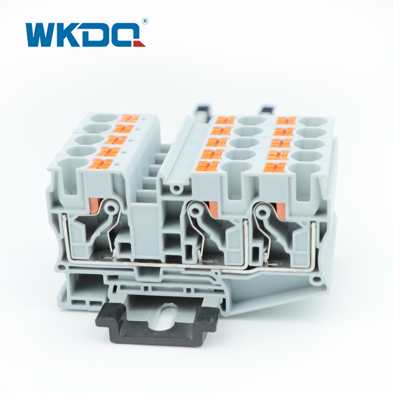 PT10-TW UT Series đẩy trong khối đầu cuối đa dây dẫn không có vít