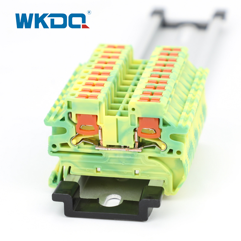 Đẩy vào khối thiết bị đầu cuối kết nối mặt đất