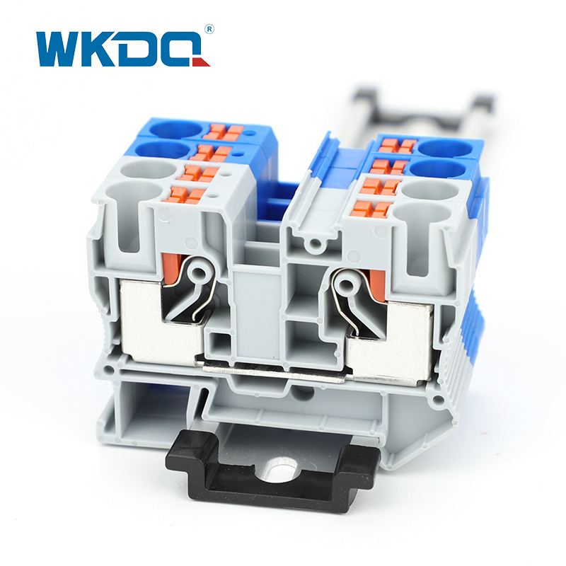 Pushi trong khối thiết bị đầu cuối DIN Rail