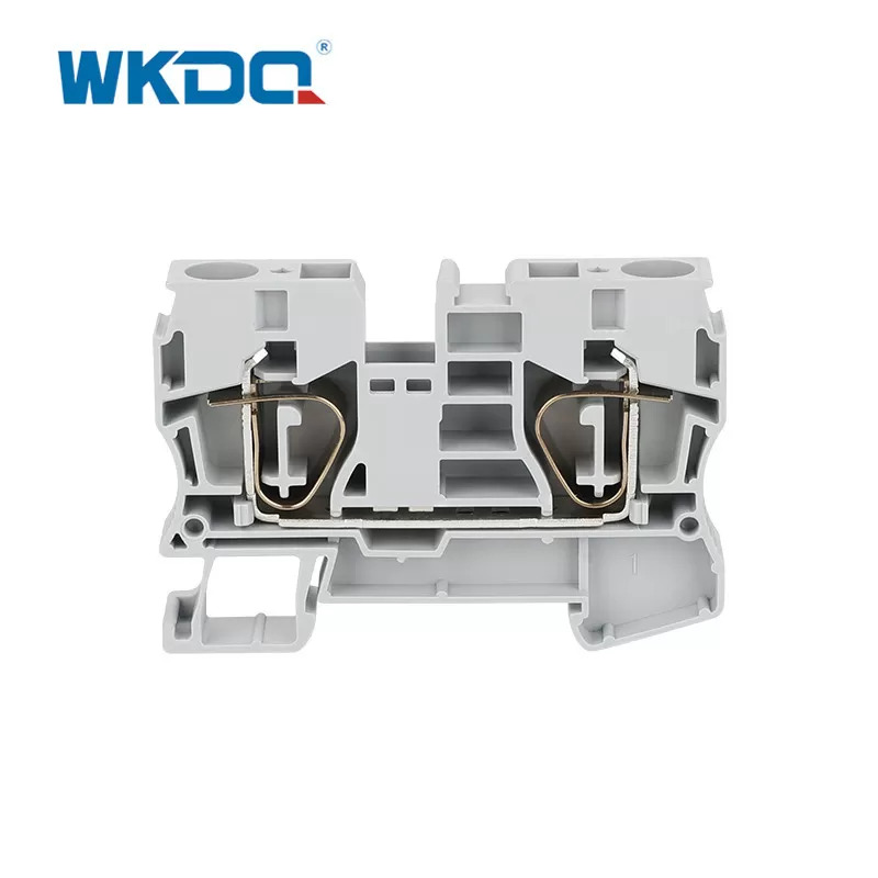 Khối đầu cuối lò xo không trục vít Din Rail PA66 JST 10