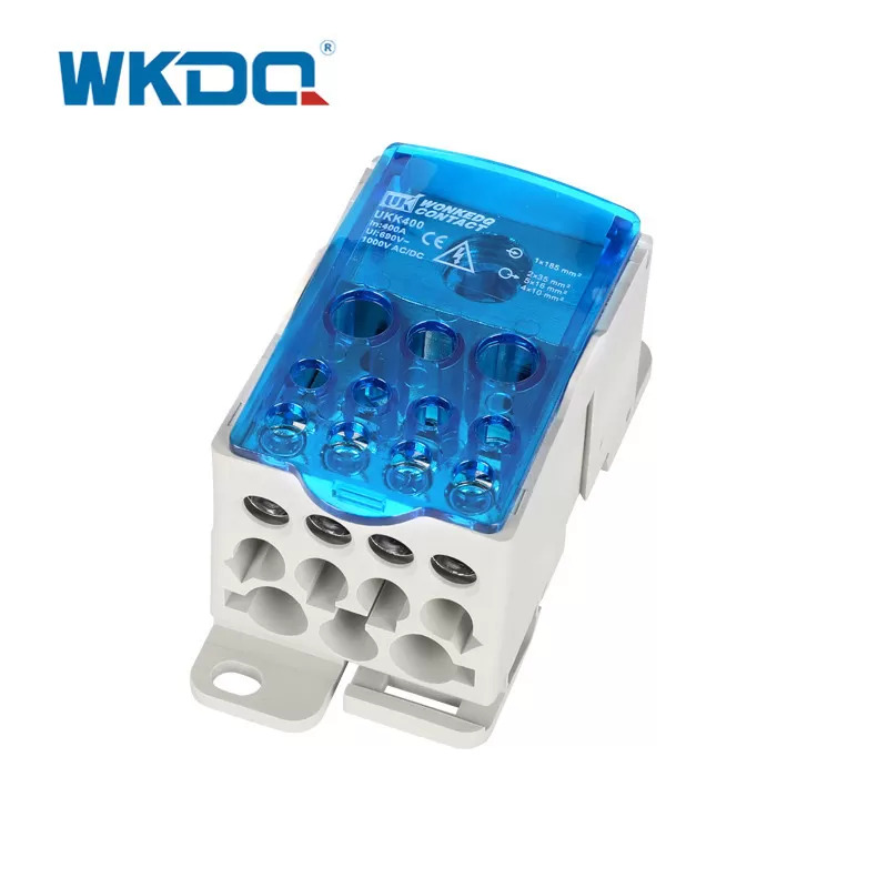 Hộp đầu cuối phân phối điện UKK 400A một cực Tiêu chuẩn EC và RoHS
