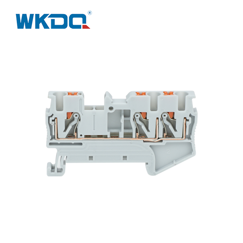 Kết nối lồng lò xo Din Rail Khối đầu cuối 2,5mm