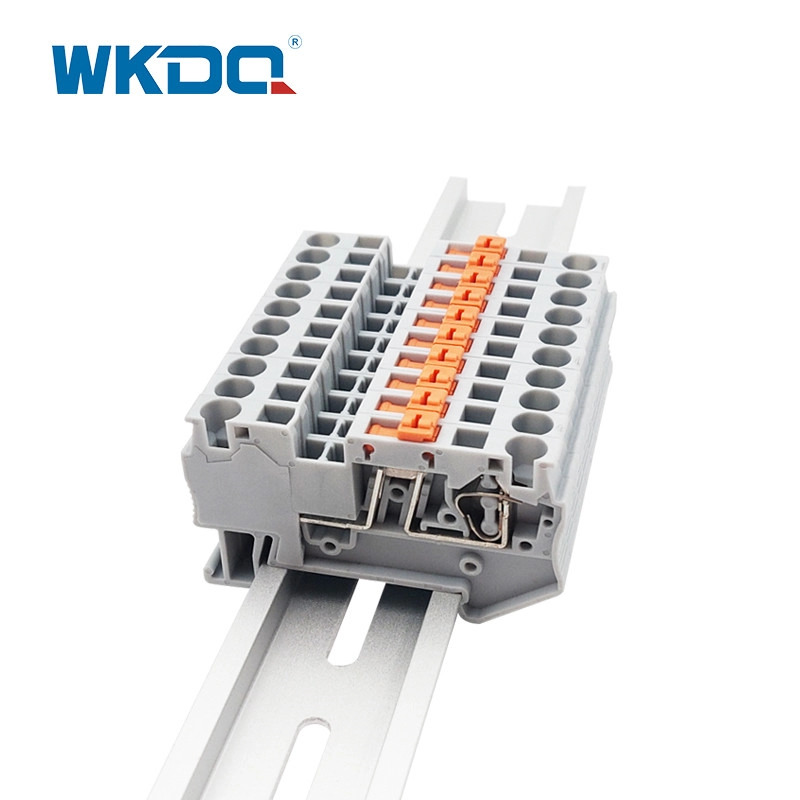 ST 4-MT Khối đầu nối ngắt kết nối dao 400V DIN Rail NS 35