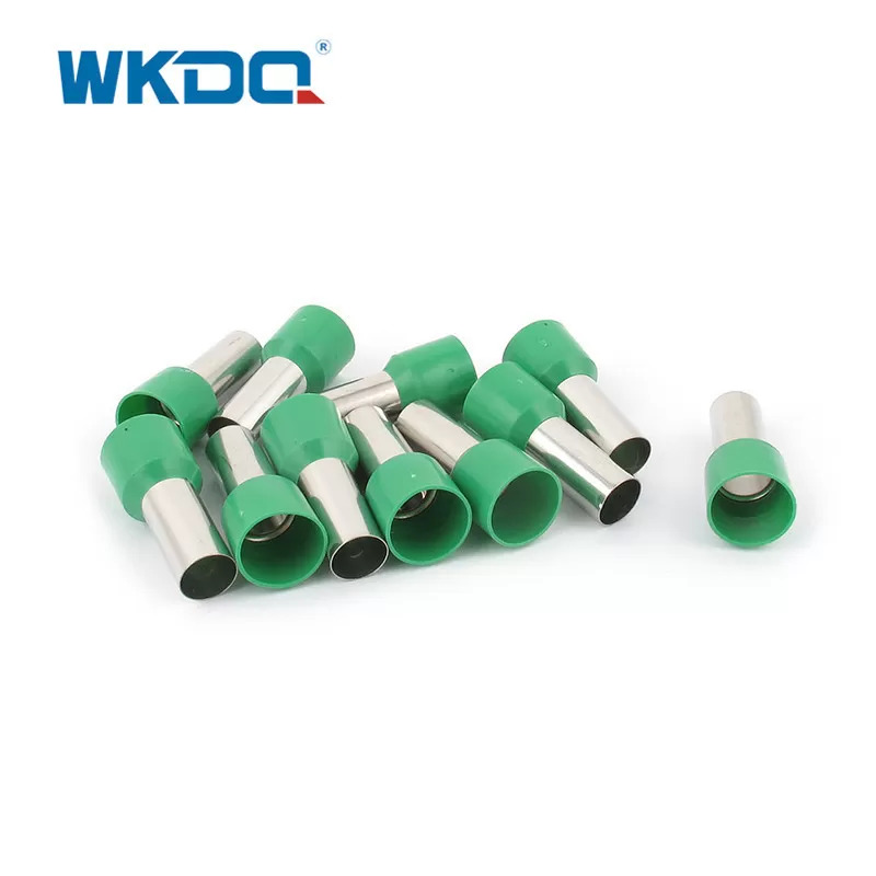 VE7510 0,75mm² Bootlace Dây điện cách điện đơn Ferrules Thiết bị đầu cuối dây cho dây bện Màu xanh lá cây