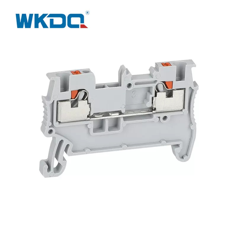 Nguồn cấp dữ liệu trắng thông qua đẩy dây vào khối đầu cuối Loại 1,5mm với độ dày 3,5